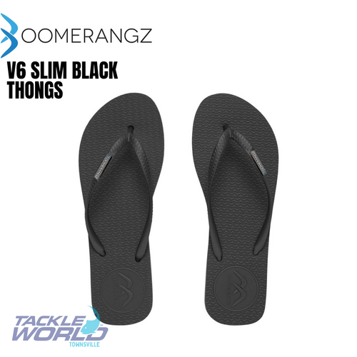 Boomerangz v6 Slim Black Thongs 6
