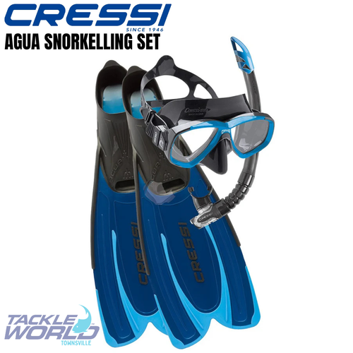 Cressi Agua Snorkelling MSF Set 35/36 (2.5/3.5) Black