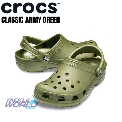 Crocs Classic Army Green M5W7