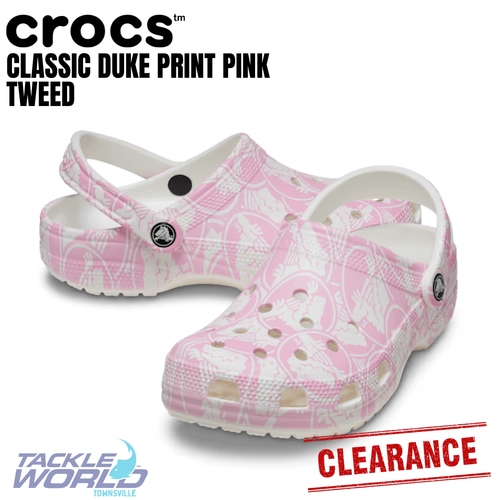 Crocs Classic Duke Print Pink Tweed M3W5