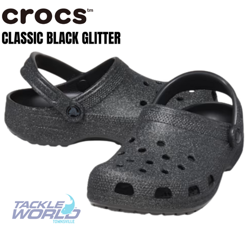 Crocs Classic Glitter Black M2W4
