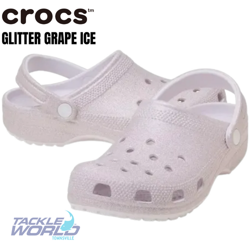 Crocs Classic Glitter Grape Ice M2W4