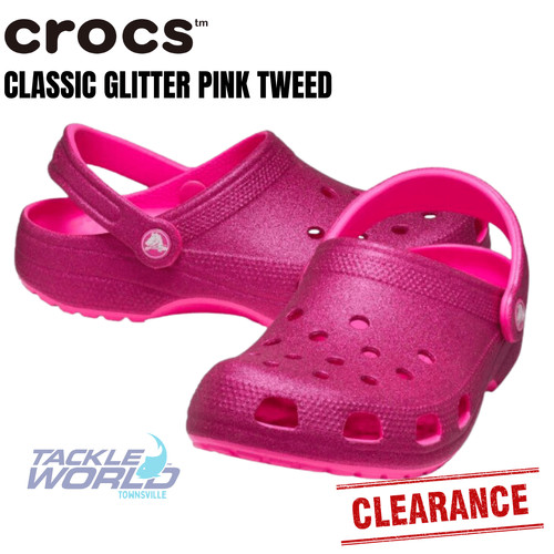 Crocs Classic Kids Glitter Pink Tweed C6