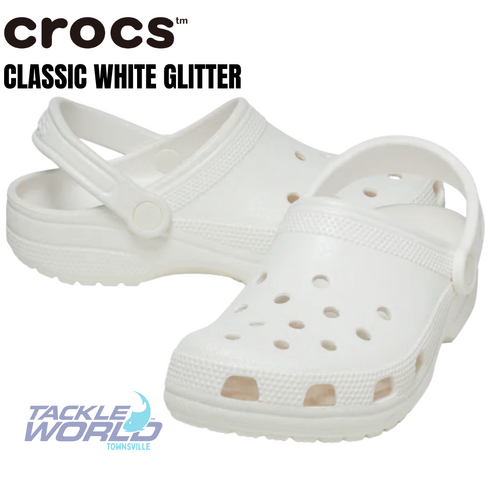 Crocs Classic Glitter White M10W12 [Size: M2W4]