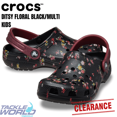 Crocs Classic Kids Ditsy Floral Blk/Multi J1