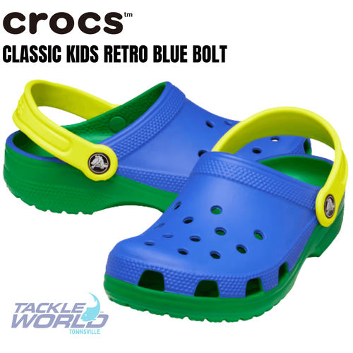 Crocs Classic Kids Retro Blue Bolt C11