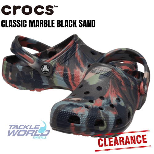 Crocs Classic Marbled Black Sand M2W4