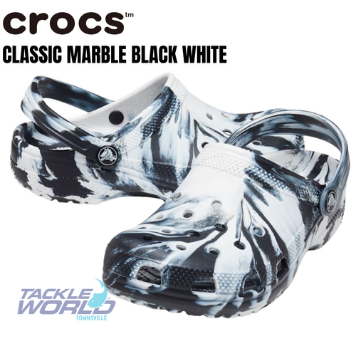 Crocs Classic Marbled Black White M2W4