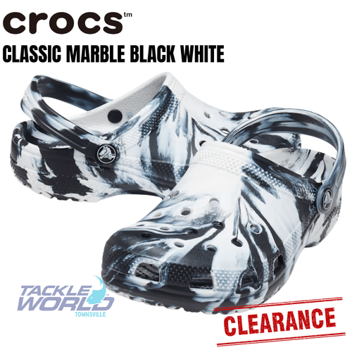 Crocs Classic Marbled Black White M2W4