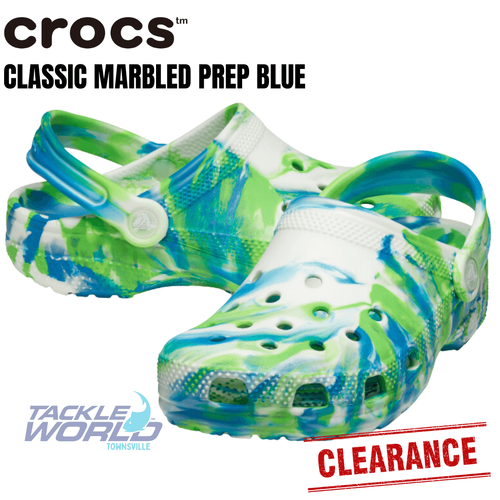 Crocs Classic Kids Marbled Glow Prep Blue/Multi C4