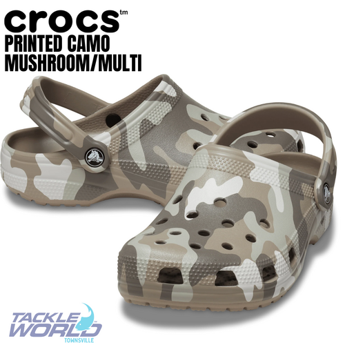 Crocs Classic Camo Mushroom/Mlt M4W6