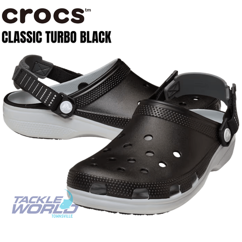 Crocs Classic Turbo Black M7W9 