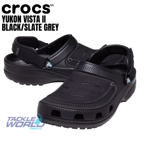 Crocs Yukon Vista II Black Grey [Size: M8]
