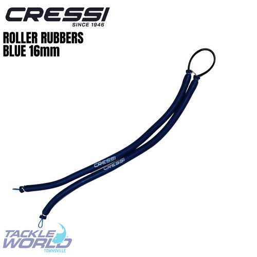 Roller Rubbers 16mm Cressi Blue [Size: 50cm]