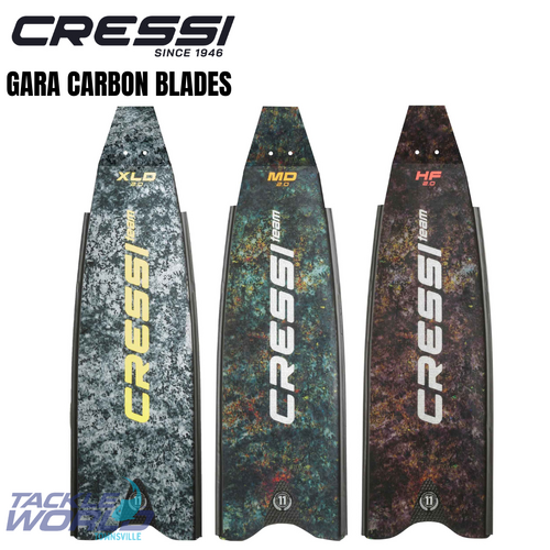 Cressi Gara Modular Carbon Blades Green Camo LD