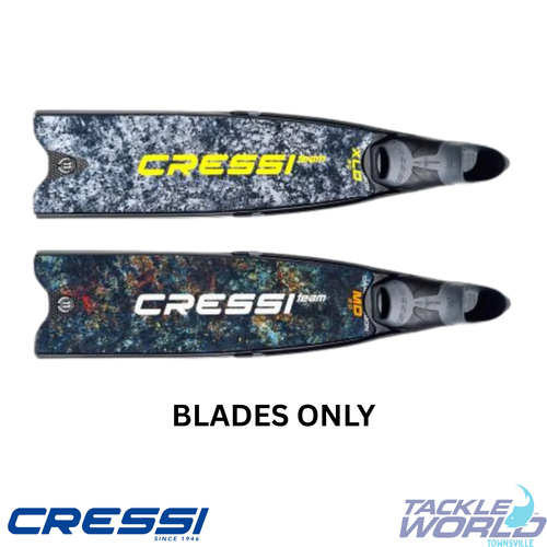 Cressi Gara Carbon MD Blade Pair Green Camo