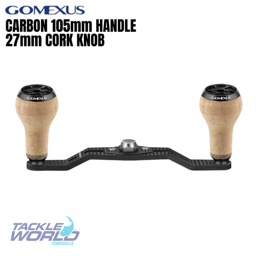 Gomexus 105mm Carbon Handle 27mm Cork Knob (8x5) BK