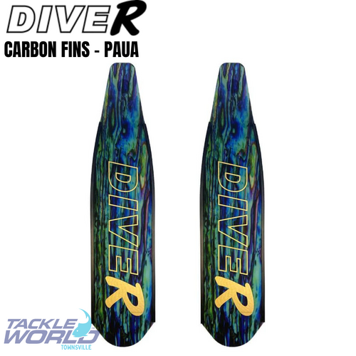 Dive R Carbon Fins - Paua Soft