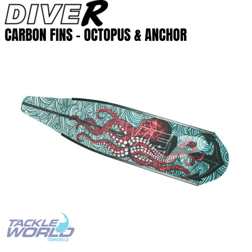 Dive R Carbon Fins - Octopus & Anchor Soft