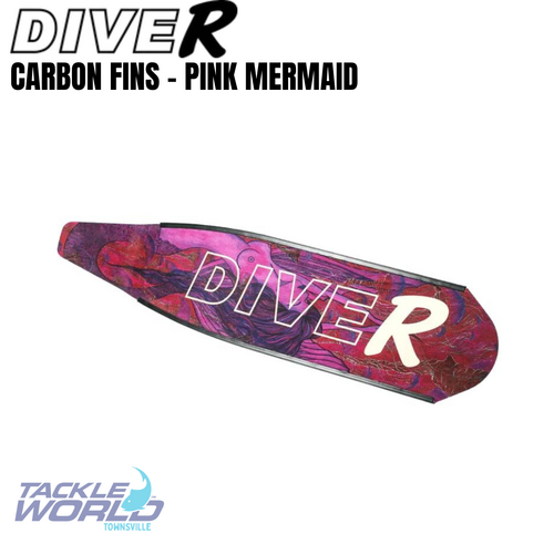 Dive R Carbon Fins - Pink Mermaid Soft