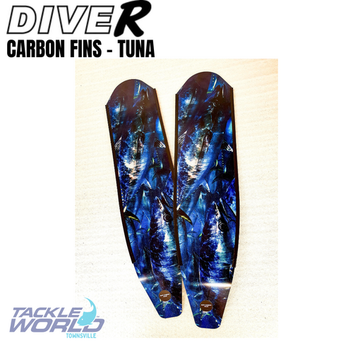 Dive R Carbon Fins - Tuna Soft
