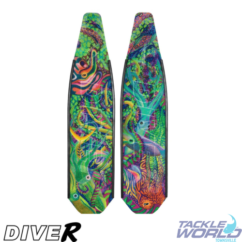 Dive R Comp Fins - Cephalopod Med