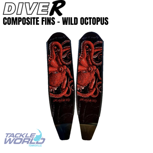 Dive R Comp Fins - Wild Octopus Soft