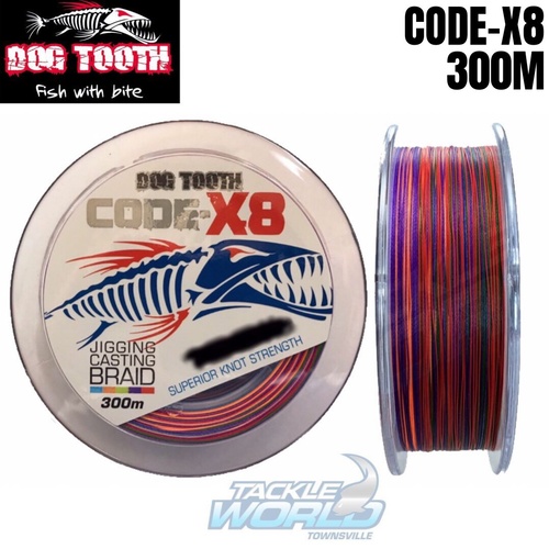Dog Tooth Code-X8 Jigging Braid 300m 30lb