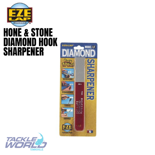 EzeLap Hone & Stone Diamond Hook Sharpener Med