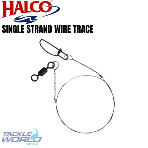 Halco Single Strand Wire Trace 25cm 86lb