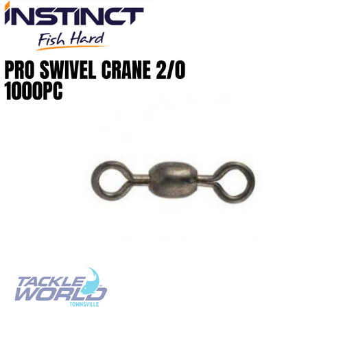 Instinct Pro Swivel Crane Black 2/0 1000pc