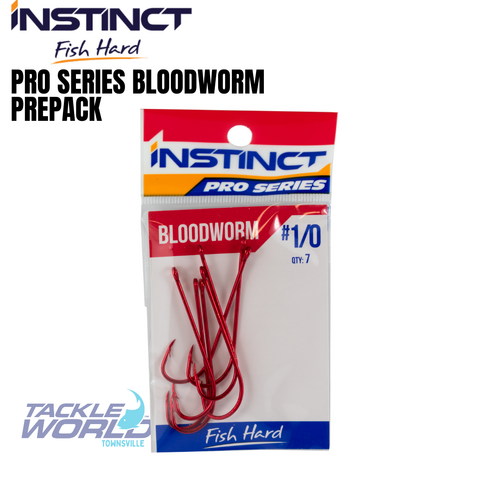 Instinct Pro Hook Bloodworm PrePk 2 - 8pc