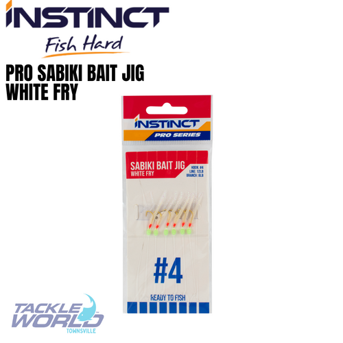Instinct Pro Sabiki Bait Jig White Fry #8