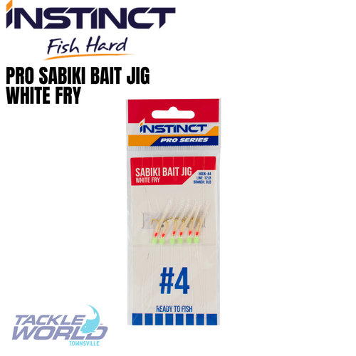 Instinct Pro Sabiki Bait Jig White Fry #6
