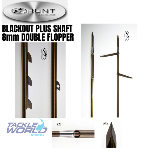 Hunt Blackout Plus Shaft - Double Flopper 8mm 170cm