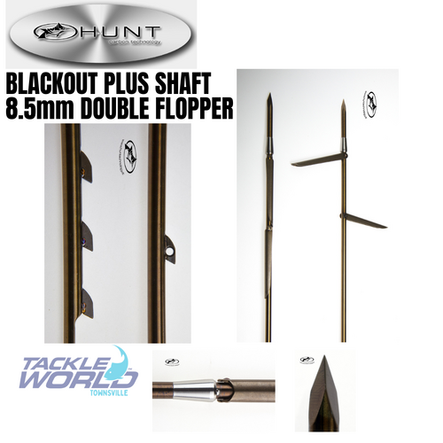 Hunt Blackout Plus Shaft - Double Flopper 8.5mm 180cm