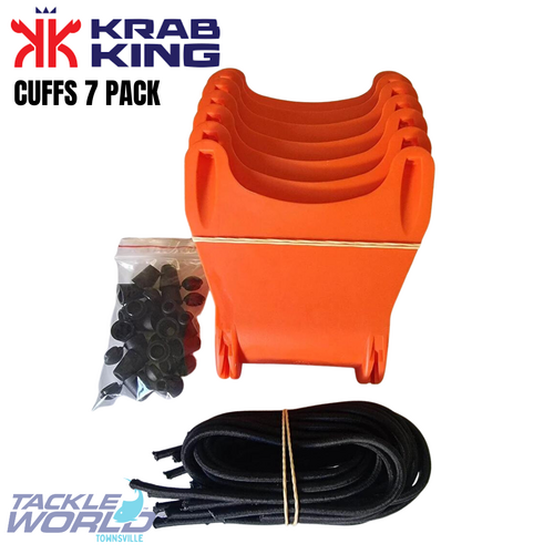 Krab King Cuffs 7 Pack Orange