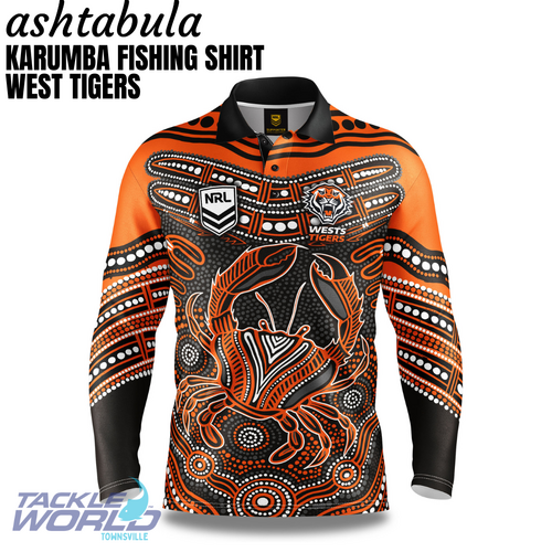 Karumba Fishing Shirt West Tigers [Size: S]