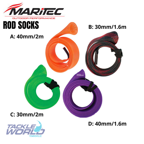 Maritec Rod Socks Orange 40mm/2m