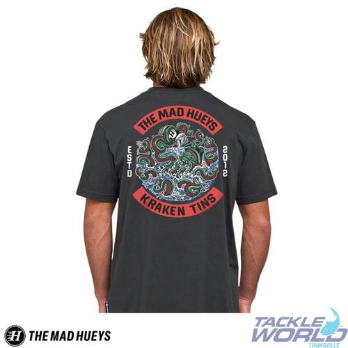 Mad Hueys Tins Kraken Tee VBlack M