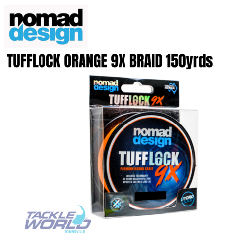 Nomad Tufflock 9X Orange 150yrd 20lb