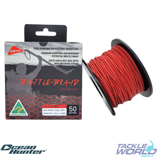 OH Battle-Braid Dyneema 1.9mm Black 50m