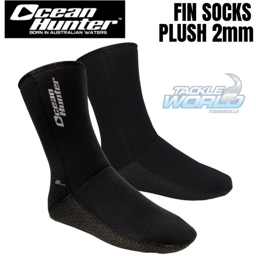 Ocean Hunter Plush Fin Socks 2mm S