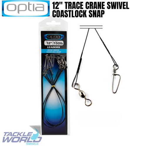 Optia Trace 12 Crane Swivel CL Snap 60lb