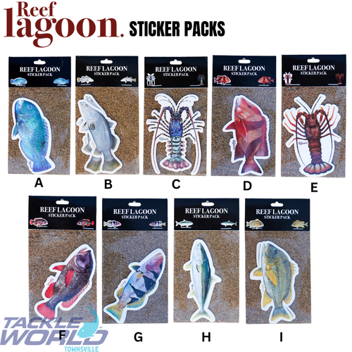 Reef Lagoon Sticker Pack - Black Spot Tuskfish