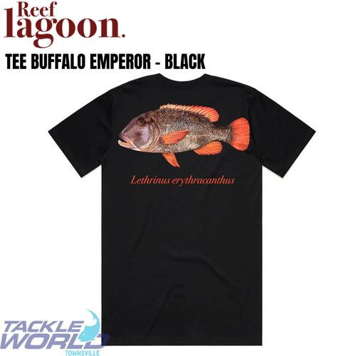 Reef Lagoon Tee Buffalo Emperor Black [Size: S]