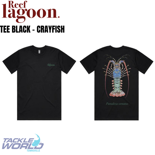Reef Lagoon Tee Crayfish Black 2XL