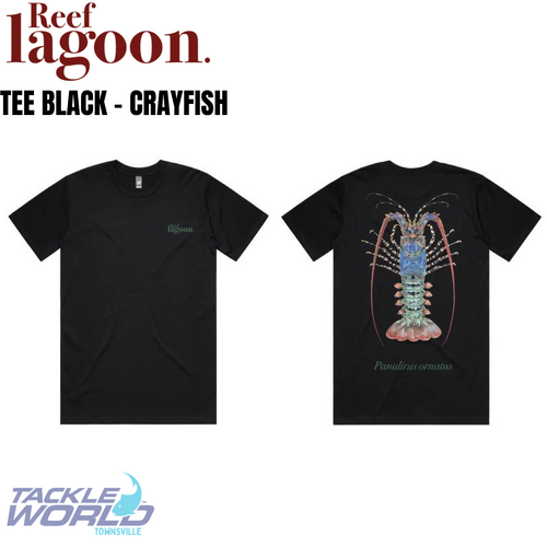 Reef Lagoon Tee Crayfish Black S
