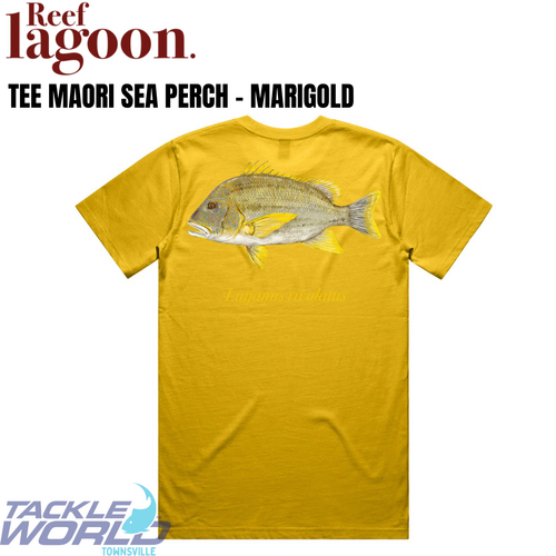 Reef Lagoon Tee Maori Sea Perch Marigold [Size: S]