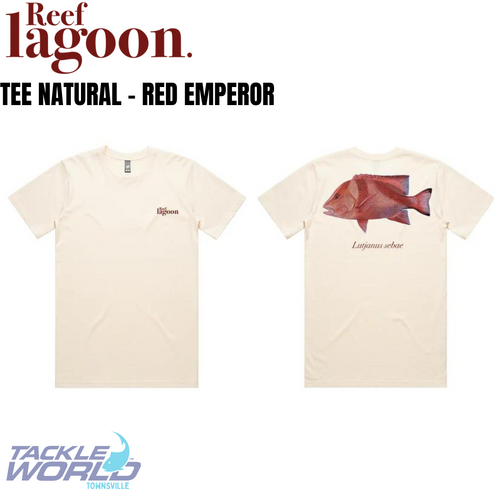 Reef Lagoon Tee Red Emperor Natural [Size: S]